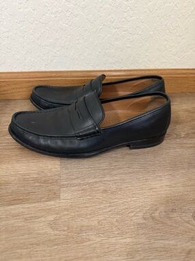 Cole Haan Men’s Grand OS Leather Penny Loafers Black Size 11M Dress Shoes